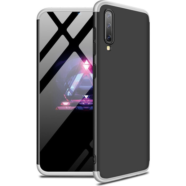 

Чехол-накладка GKK 3 in 1 Hard PC Case Samsung Galaxy A50 Silver/Black (bz_F_91278)