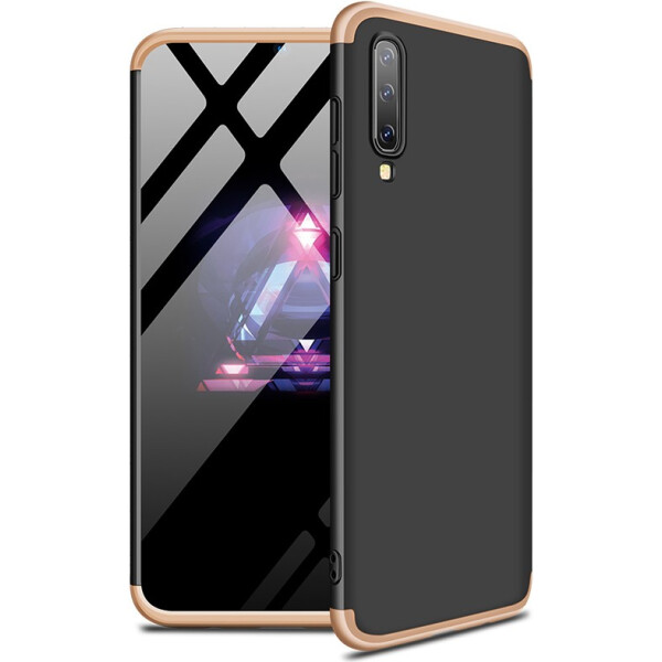 

Чехол-накладка GKK 3 in 1 Hard PC Case Samsung Galaxy A50 Gold/Black (bz_F_91274)