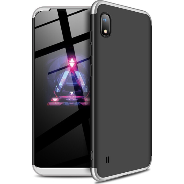 

Чехол-накладка GKK 3 in 1 Hard PC Case Samsung Galaxy A10 Silver/Black (bz_F_91260)