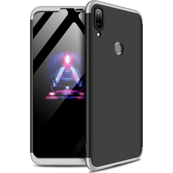 

Чехол-накладка GKK 3 in 1 Hard PC Case Huawei Y7 2019 Silver/Black (bz_F_91232)