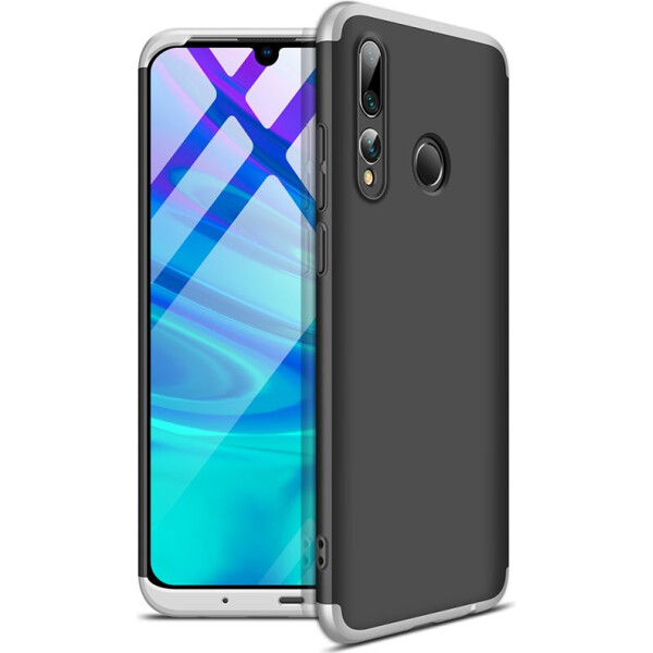 

Чехол-накладка GKK 3 in 1 Hard PC Case Huawei P Smart+ 2019 Silver/Black (bz_F_91241)
