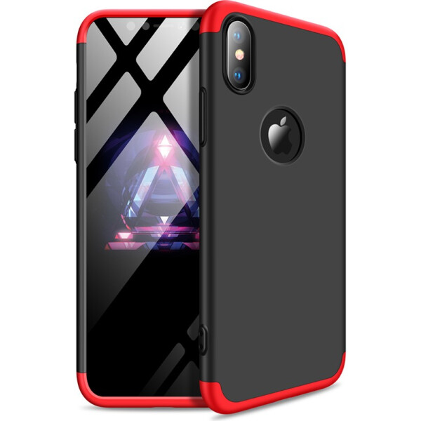 

Чехол-накладка GKK 3 in 1 Hard PC Case Apple iPhone XS Red/Black (bz_F_91203)