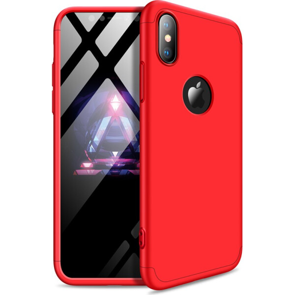 

Чехол-накладка GKK 3 in 1 Hard PC Case Apple iPhone XS Red (bz_F_91202)