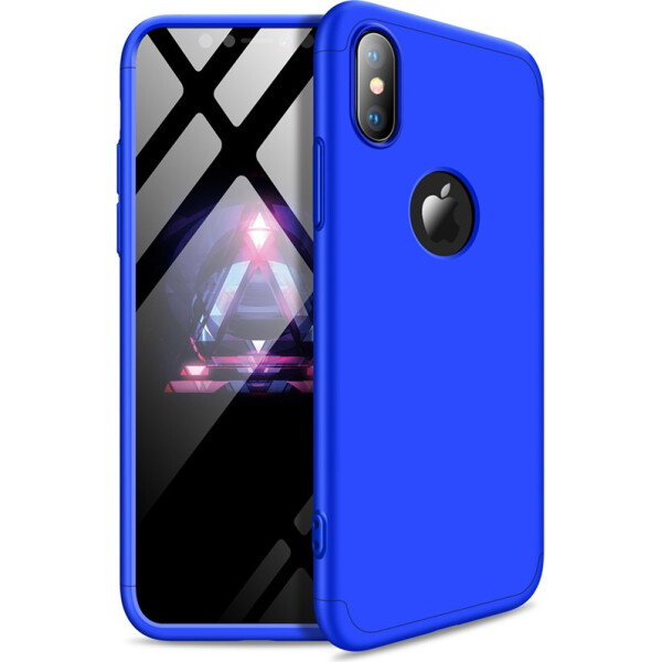 

Чехол-накладка GKK 3 in 1 Hard PC Case Apple iPhone XS Max Blue (bz_F_91207)
