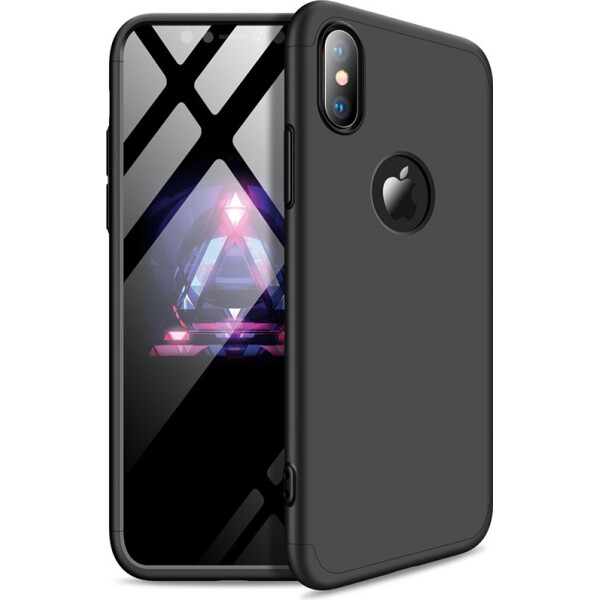

Чехол-накладка GKK 3 in 1 Hard PC Case Apple iPhone XS Black (bz_F_91197)