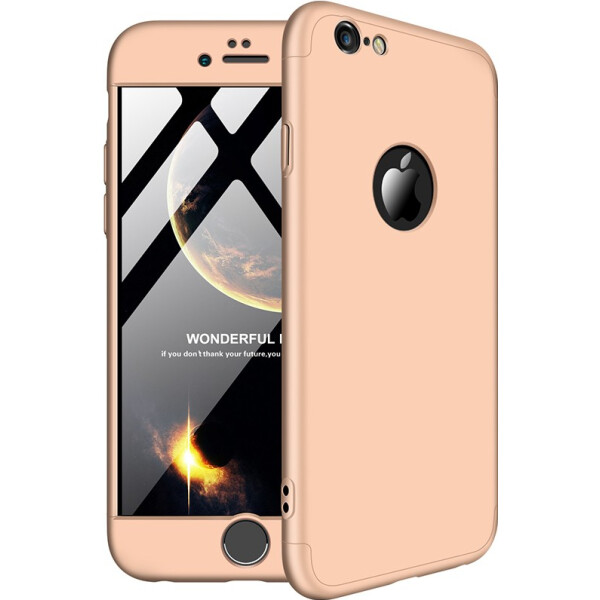

Чехол-накладка GKK 3 in 1 Hard PC Case Apple iPhone 6/6s Gold (bz_F_91191)