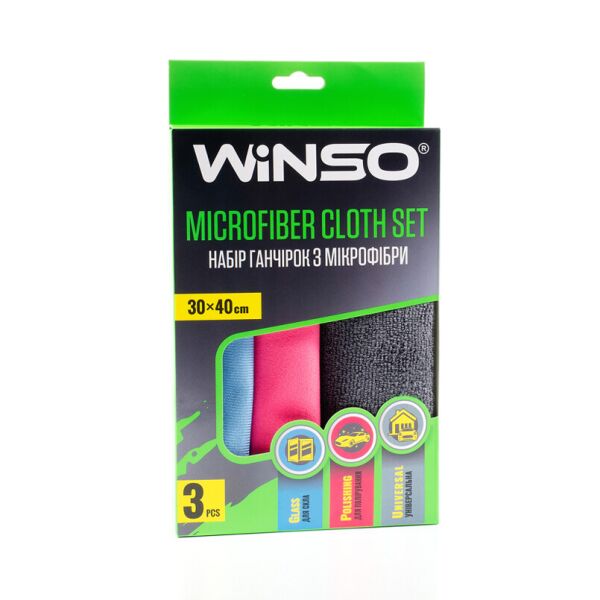 

Набор тряпок из микрофибры Winso, 30 * 40см