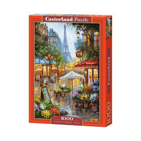 

Пазлы Улочки Парижа, Spring flowers, Paris, 1000 эл С-103669