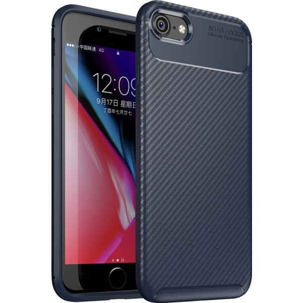 

Чехол-накладка TOTO TPU Carbon Fiber 1,5mm Case Apple iPhone 7/8 Dark Blue (bz_F_95733)