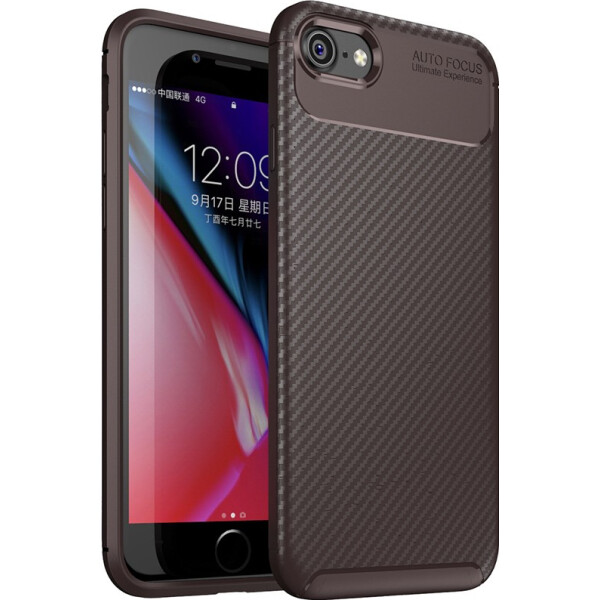 

Чехол-накладка TOTO TPU Carbon Fiber 1,5mm Case Apple iPhone 7/8 Coffee (bz_F_95731)