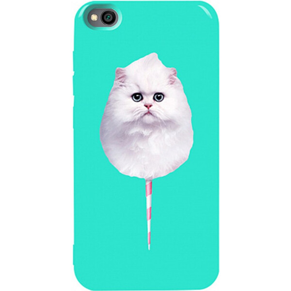 

Чехол-накладка TOTO Pure TPU 2mm Print Case Xiaomi Redmi Go #9 Cat Candy Mint (bz_F_95201)