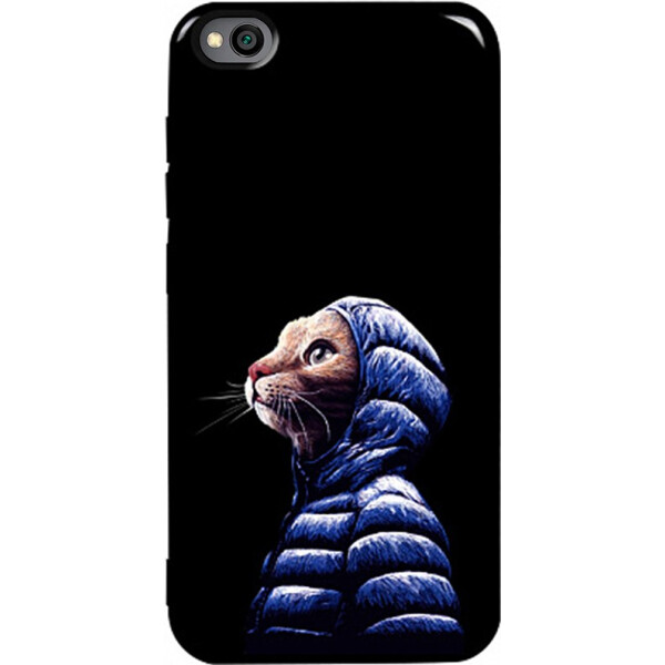 

Чехол-накладка TOTO Pure TPU 2mm Print Case Xiaomi Redmi Go #76 Catcoat Black (bz_F_95193)