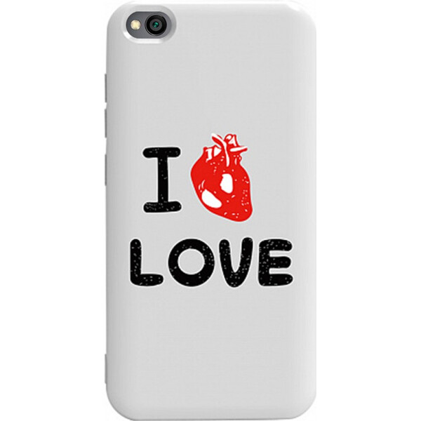 

Чехол-накладка TOTO Pure TPU 2mm Print Case Xiaomi Redmi Go #42 Love Heart White (bz_F_95246)