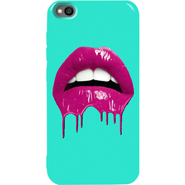 

Чехол-накладка TOTO Pure TPU 2mm Print Case Xiaomi Redmi Go #32 Lips Mint (bz_F_95202)