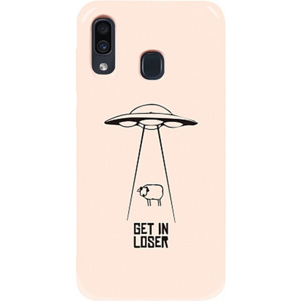 

Чехол-накладка TOTO Pure TPU 2mm Print Case Samsung Galaxy A20/A30 #70 Get Loser Sand pink (bz_F_94979)