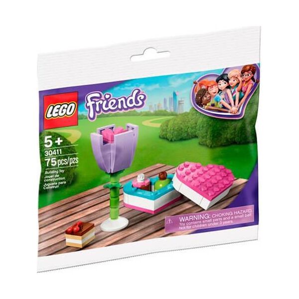 

LEGO Friends Коробка конфет и цветы (полибег) (30411)