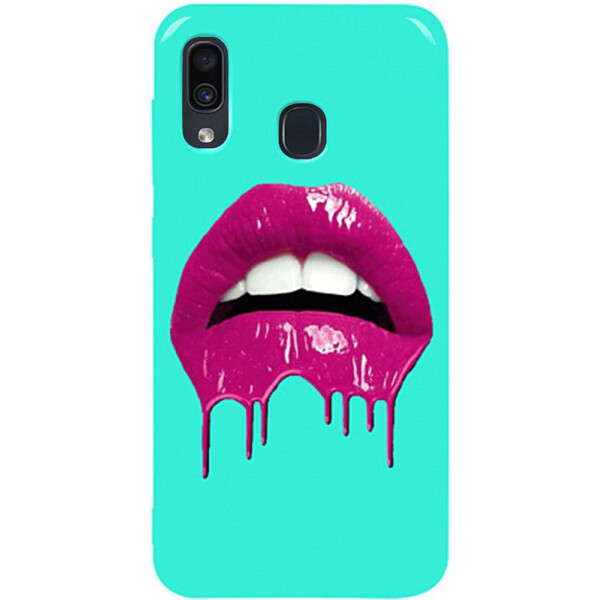 

Чехол-накладка TOTO Pure TPU 2mm Print Case Samsung Galaxy A20/A30 #32 Lips Mint (bz_F_94962)