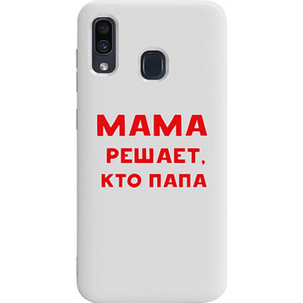 

Чехол-накладка TOTO Pure TPU 2mm Print Case Samsung Galaxy A20/A30 #24 Mama Reshaet White (bz_F_95003)