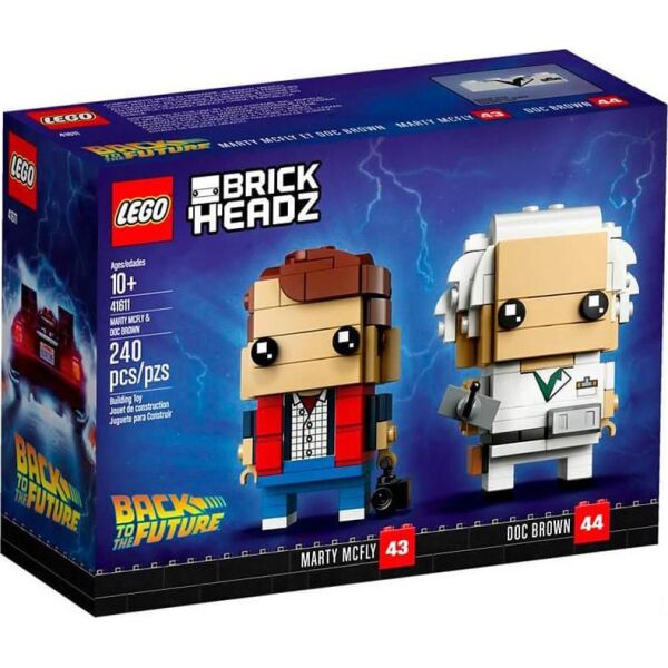 

LEGO Brick Headz Марти Макфлай и Доктор Браун (41611)