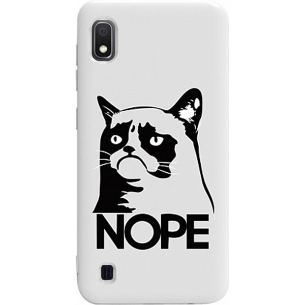 

Чехол-накладка TOTO Pure TPU 2mm Print Case Samsung Galaxy A10 #4 Cat Nope White (bz_F_95161)