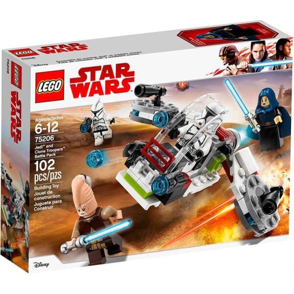 

LEGO Star Wars Баттл-пак: Джедаи и Бойцы-клоны (75206)