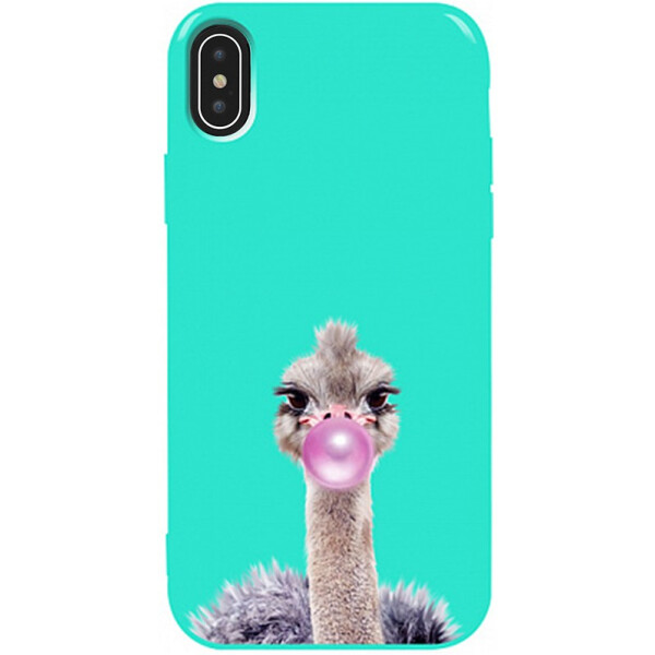 

Чехол-накладка TOTO Pure TPU 2mm Print Case Apple iPhone Xs Max #38 Ostrich Gum Mint (bz_F_94886)