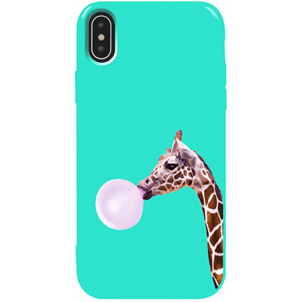 

Чехол-накладка TOTO Pure TPU 2mm Print Case Apple iPhone X/Xs #37 Giraff Gum Mint (bz_F_94805)