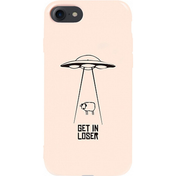 

Чехол-накладка TOTO Pure TPU 2mm Print Case Apple iPhone 7/8 #70 Get Loser Sand pink (bz_F_94579)