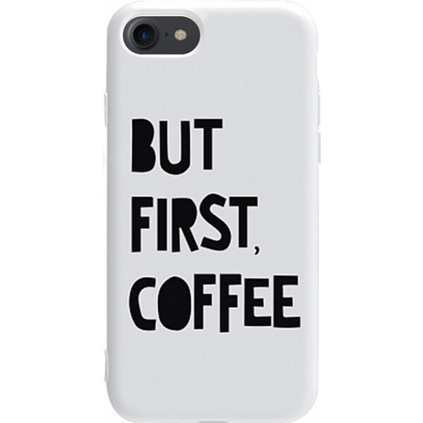 

Чехол-накладка TOTO Pure TPU 2mm Print Case Apple iPhone 7/8 #41 First Coffee White (bz_F_94605)