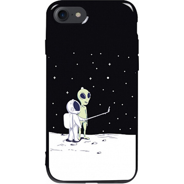 

Чехол-накладка TOTO Pure TPU 2mm Print Case Apple iPhone 7/8 #40 Ufo Moon Black (bz_F_94549)