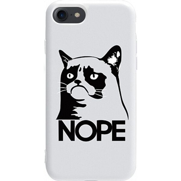 

Чехол-накладка TOTO Pure TPU 2mm Print Case Apple iPhone 7/8 #4 Cat Nope White (bz_F_94601)