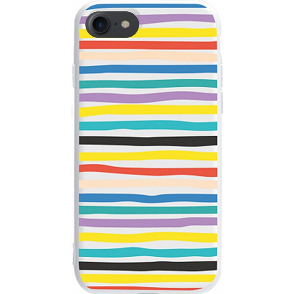 

Чехол-накладка TOTO Pure TPU 2mm Print Case Apple iPhone 7/8 #19 Stroke White (bz_F_94602)