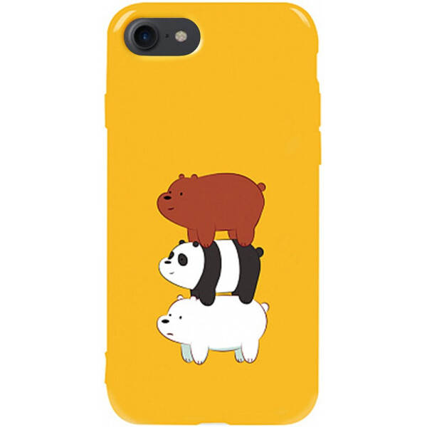 

Чехол-накладка TOTO Pure TPU 2mm Print Case Apple iPhone 7/8 #13 Bears Yellow (bz_F_94610)