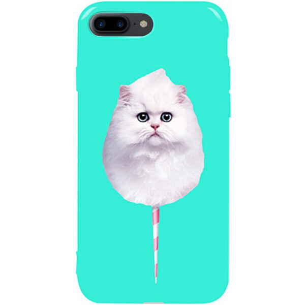 

Чехол-накладка TOTO Pure TPU 2mm Print Case Apple iPhone 7 Plus/8 Plus #9 Cat Candy Mint (bz_F_94721)