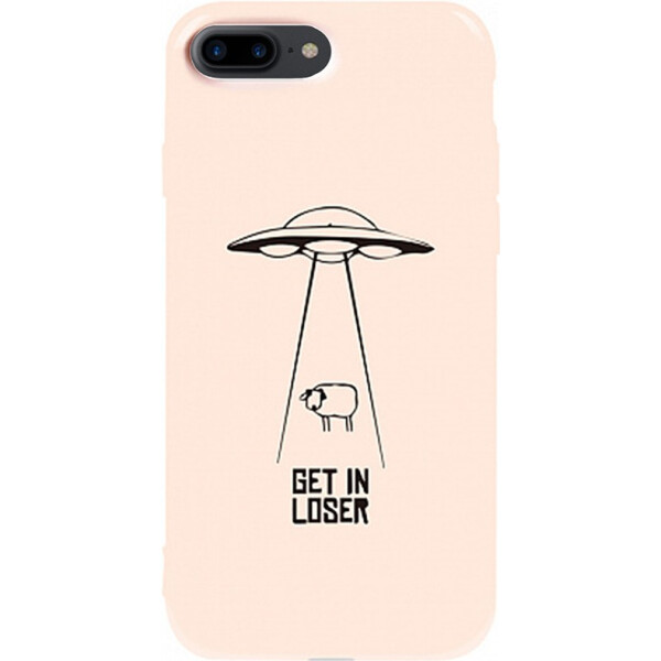 

Чехол-накладка TOTO Pure TPU 2mm Print Case Apple iPhone 7 Plus/8 Plus #70 Get Loser Sand pink (bz_F_94739)