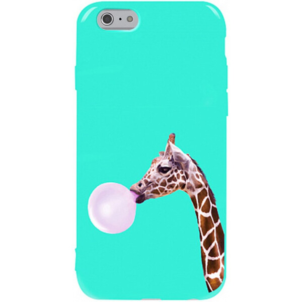 

Чехол-накладка TOTO Pure TPU 2mm Print Case Apple iPhone 6/6s Giraff Gum Mint (bz_F_94645)
