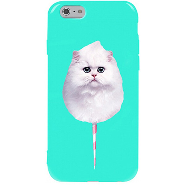 

Чехол-накладка TOTO Pure TPU 2mm Print Case Apple iPhone 6/6s #9 Cat Candy Mint (bz_F_94641)