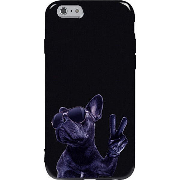 

Чехол-накладка TOTO Pure TPU 2mm Print Case Apple iPhone 6/6s #80 Cooldog Black (bz_F_94634)