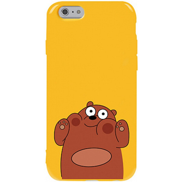 

Чехол-накладка TOTO Pure TPU 2mm Print Case Apple iPhone 6/6s #56 Bear Ups Yellow (bz_F_94693)