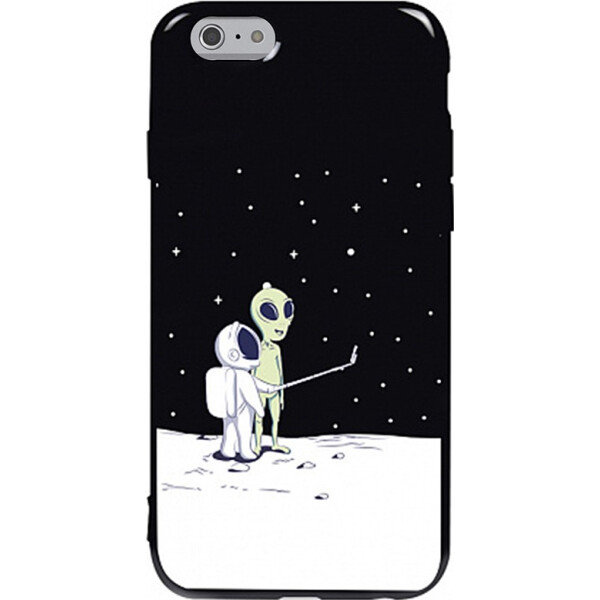 

Чехол-накладка TOTO Pure TPU 2mm Print Case Apple iPhone 6/6s #40 Ufo Moon Black (bz_F_94629)