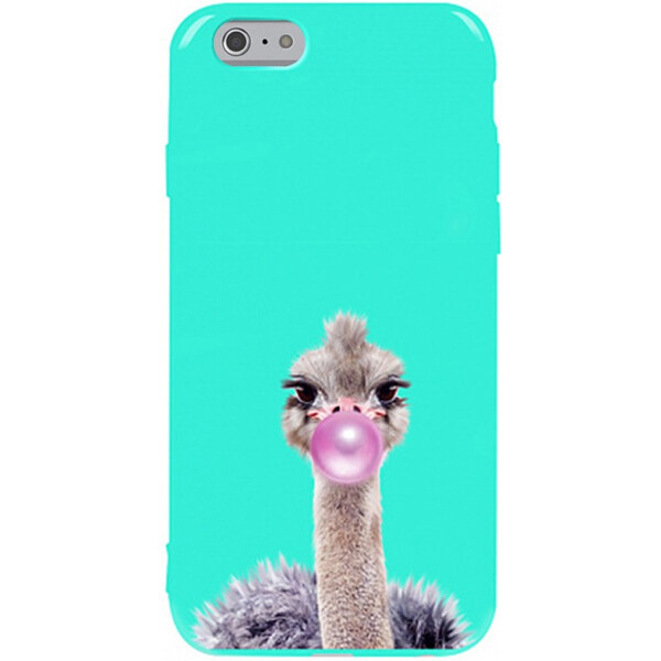 

Чехол-накладка TOTO Pure TPU 2mm Print Case Apple iPhone 6/6s #38 Ostrich Gum Mint (bz_F_94646)