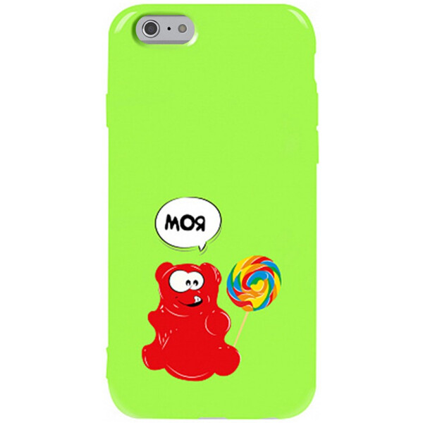 

Чехол-накладка TOTO Pure TPU 2mm Print Case Apple iPhone 6/6s #14 Valera Candy Green (bz_F_94636)