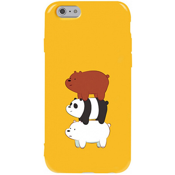 

Чехол-накладка TOTO Pure TPU 2mm Print Case Apple iPhone 6/6s #13 Bears Yellow (bz_F_94690)