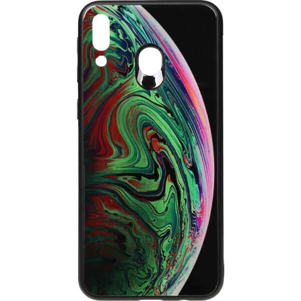 

Чехол-накладка TOTO Print Glass Space Case Samsung Galaxy M20 Green (bz_F_96421)