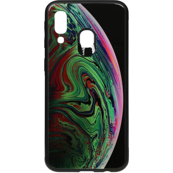

Чехол-накладка TOTO Print Glass Space Case Samsung Galaxy A40 Green (bz_F_96361)