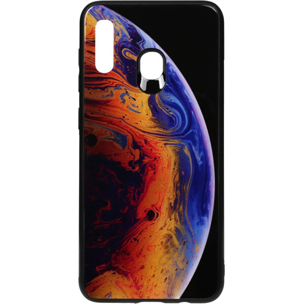 

Чехол-накладка TOTO Print Glass Space Case Samsung Galaxy A20/A30 Violet (bz_F_96342)
