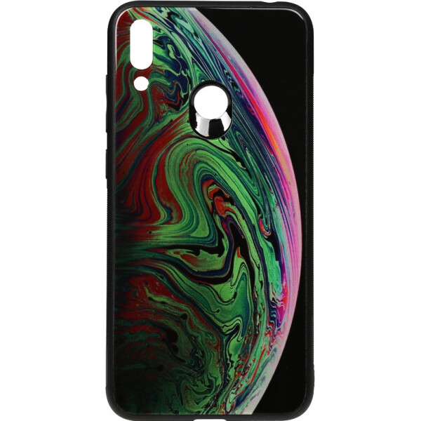

Чехол-накладка TOTO Print Glass Space Case Huawei Y7 2019 Green (bz_F_96277)