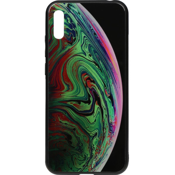 

Чехол-накладка TOTO Print Glass Space Case Huawei Y6 2019 Green (bz_F_96250)