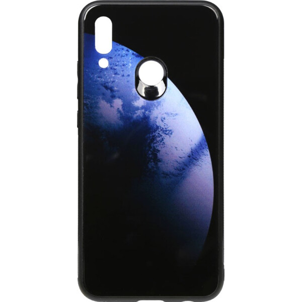 Чехол-накладка TOTO Print Glass Space Case Huawei P Smart 2019 Dark Blue (bz_F_96219)