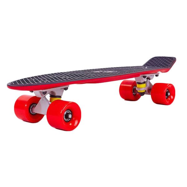 

Скейтборд Пенни борд Penny Rubber Soft Twin Fish 22in черный/красный